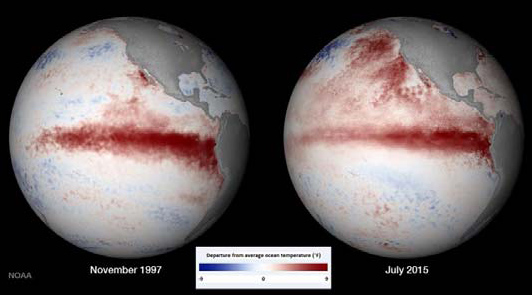 Equatorial Pacific anomaly 1997-2015